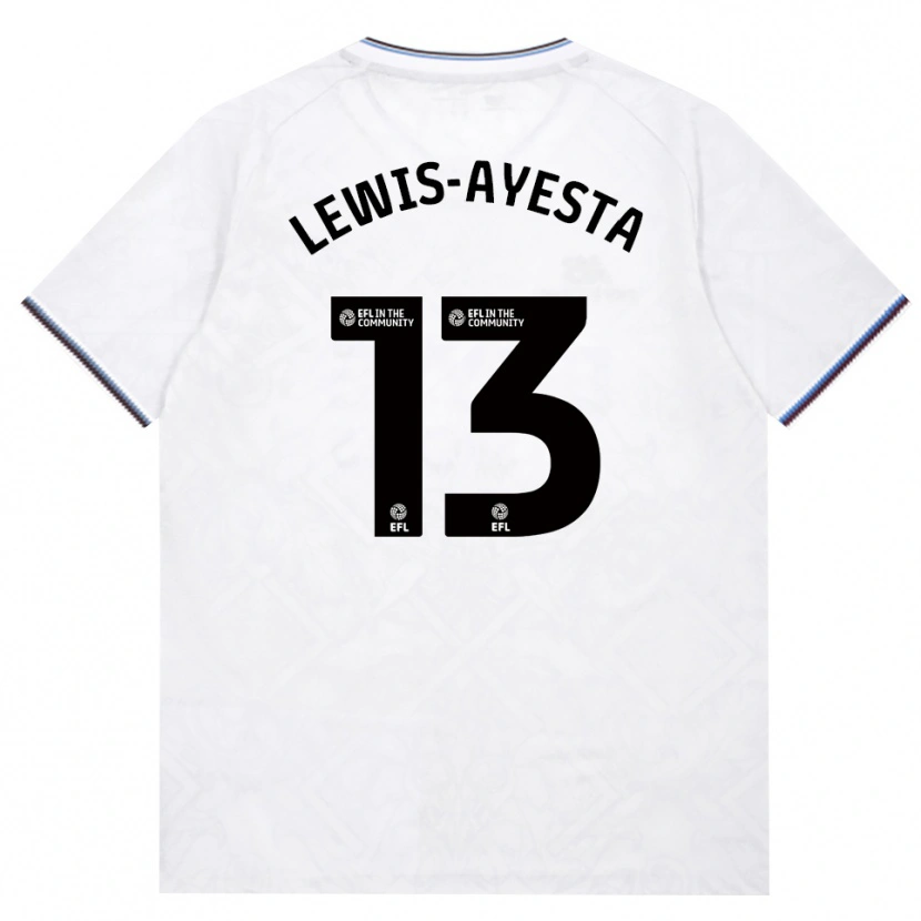 Danxen Kinderen Felix Lewis-Ayesta #13 Bordeaux Wit Uitshirt Uittenue 2026/27 T-Shirt