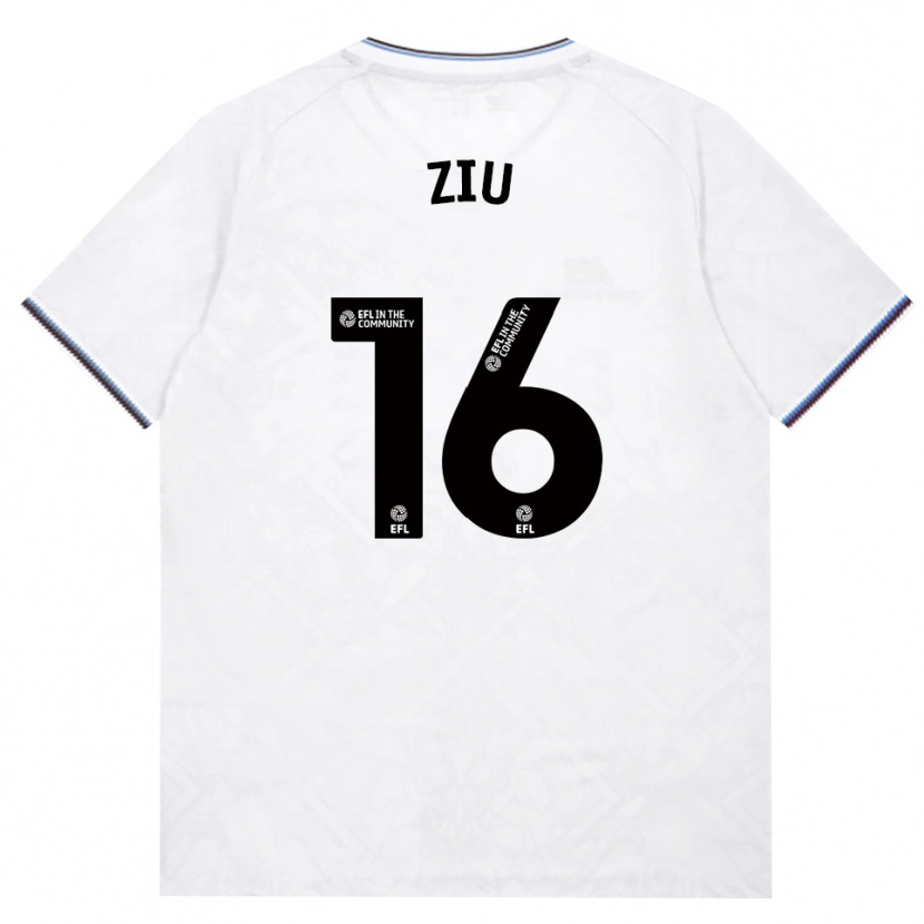 Danxen Kinderen Jessica Ziu #16 Bordeaux Wit Uitshirt Uittenue 2026/27 T-Shirt