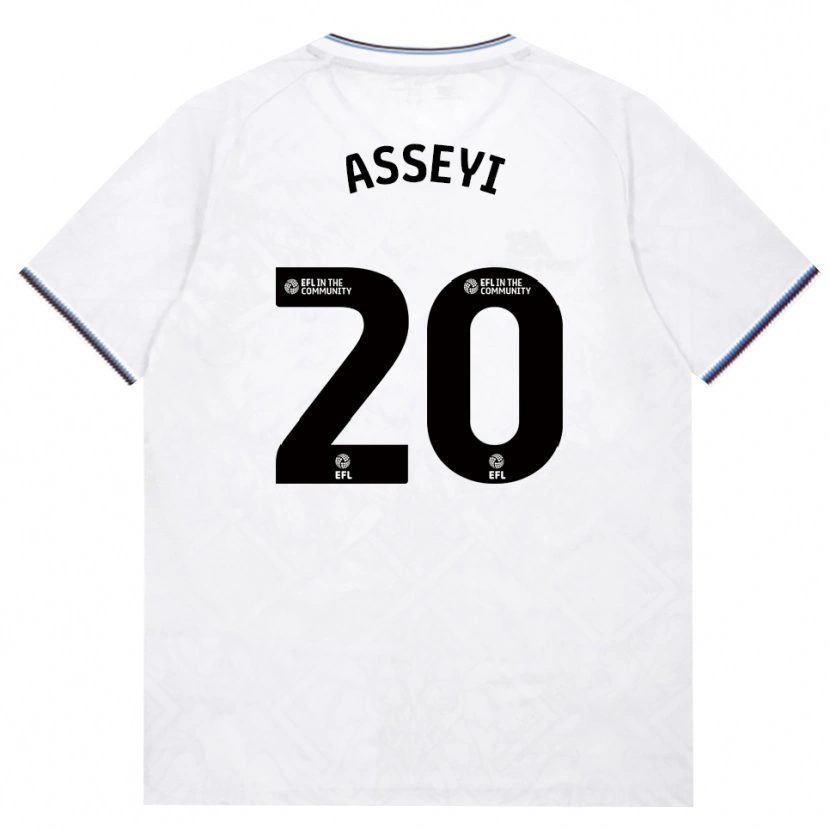 Danxen Kinderen Viviane Asseyi #20 Bordeaux Wit Uitshirt Uittenue 2026/27 T-Shirt