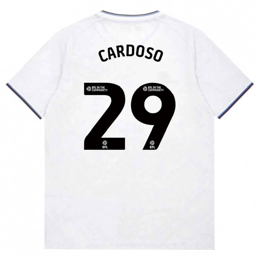 Danxen Kinderen Goncalo Cardoso #29 Bordeaux Wit Uitshirt Uittenue 2026/27 T-Shirt