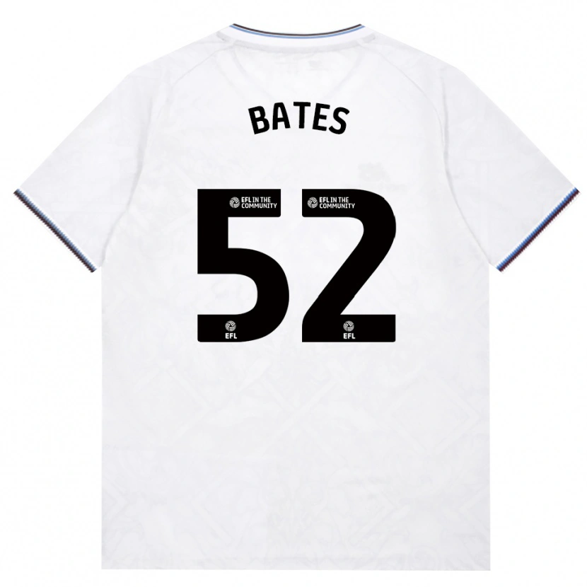 Danxen Kinderen Billy Bates #52 Bordeaux Wit Uitshirt Uittenue 2026/27 T-Shirt