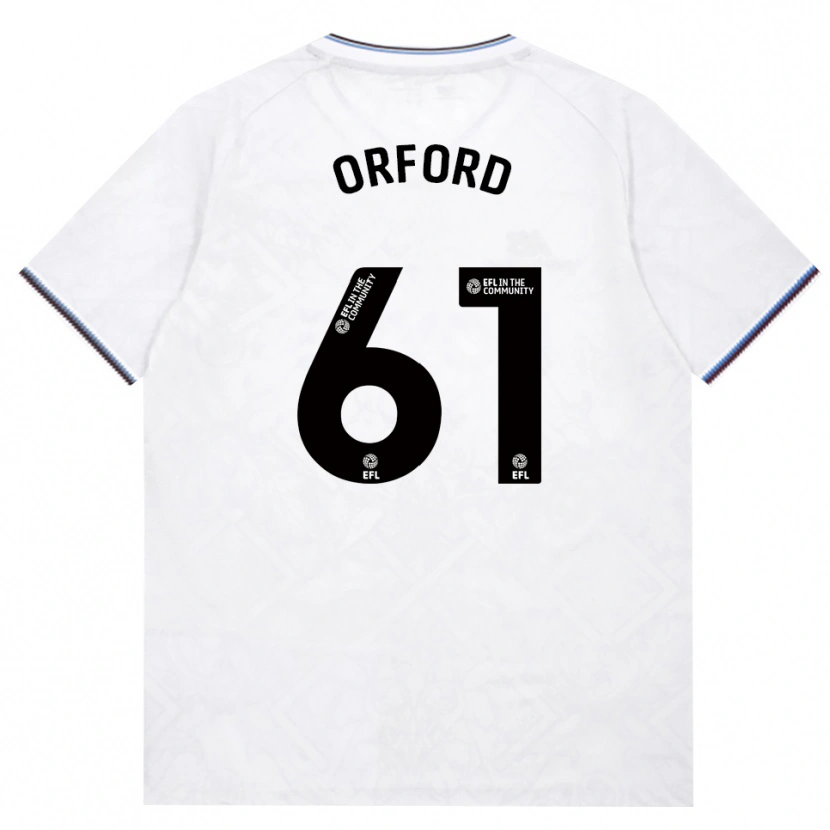 Danxen Kinderen Lewis Orford #61 Bordeaux Wit Uitshirt Uittenue 2026/27 T-Shirt