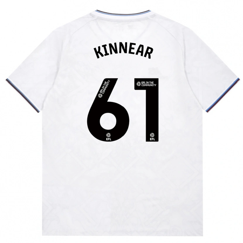 Danxen Kinderen Brian Kinnear #61 Bordeaux Wit Uitshirt Uittenue 2026/27 T-Shirt