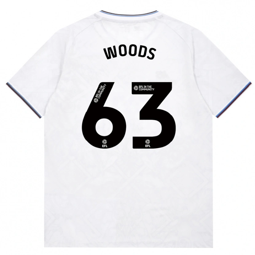 Danxen Kinderen Archie Woods #63 Bordeaux Wit Uitshirt Uittenue 2026/27 T-Shirt