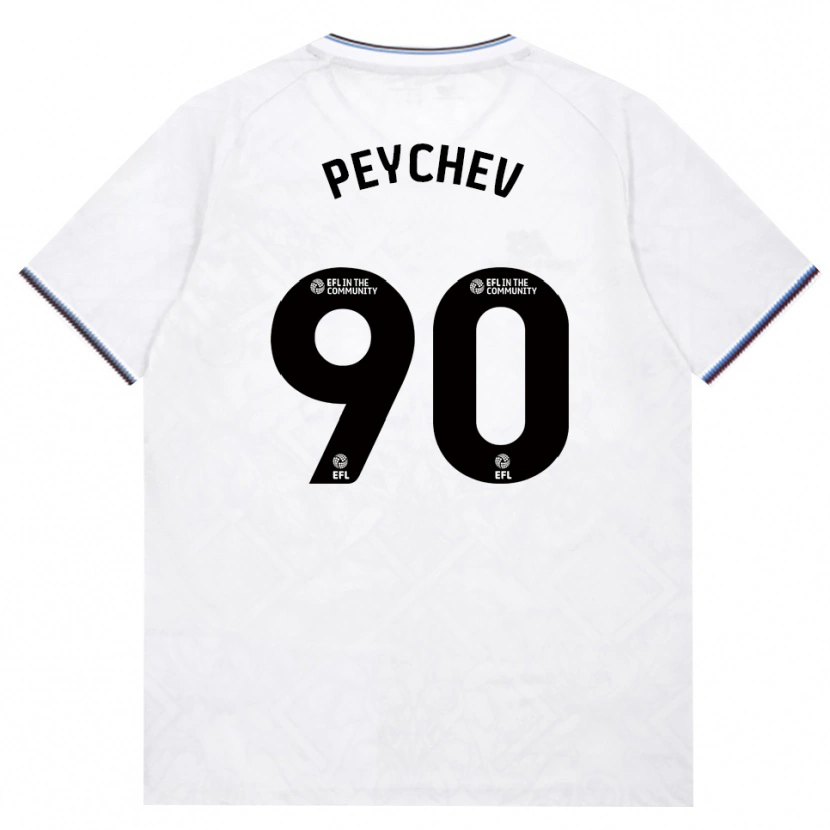 Danxen Kinderen Martin Peychev #90 Bordeaux Wit Uitshirt Uittenue 2026/27 T-Shirt