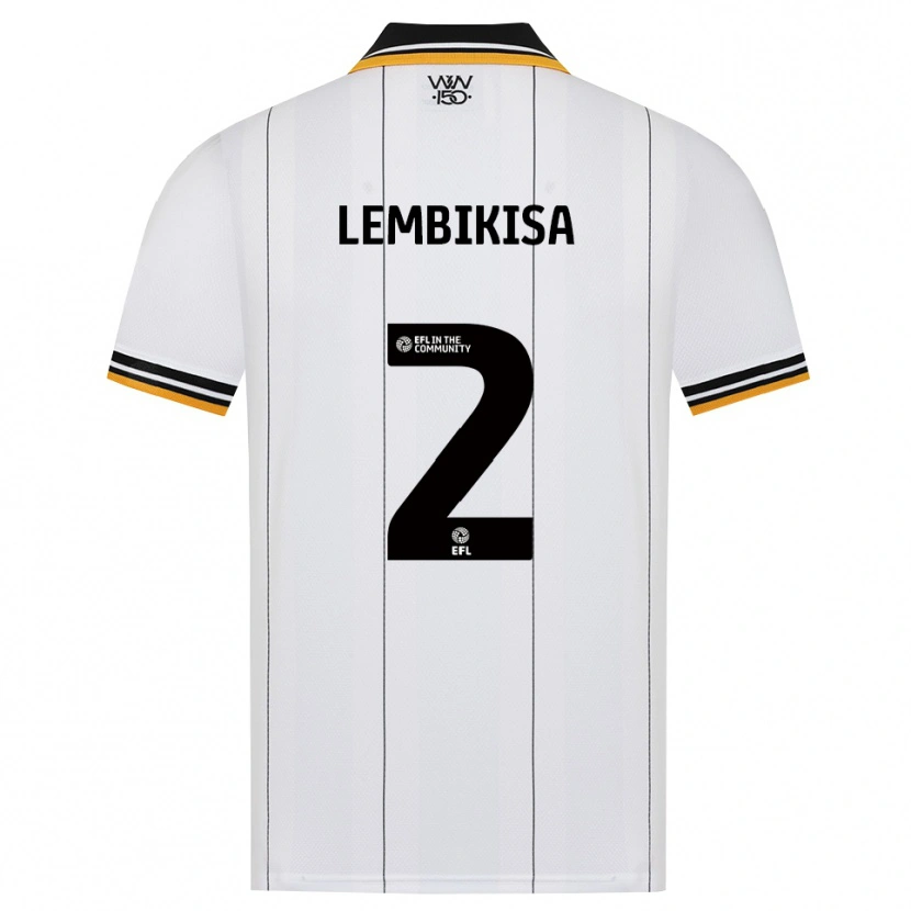 Danxen Kinderen Dexter Lembikisa #2 Oranje Wit Zwart Uitshirt Uittenue 2026/27 T-Shirt