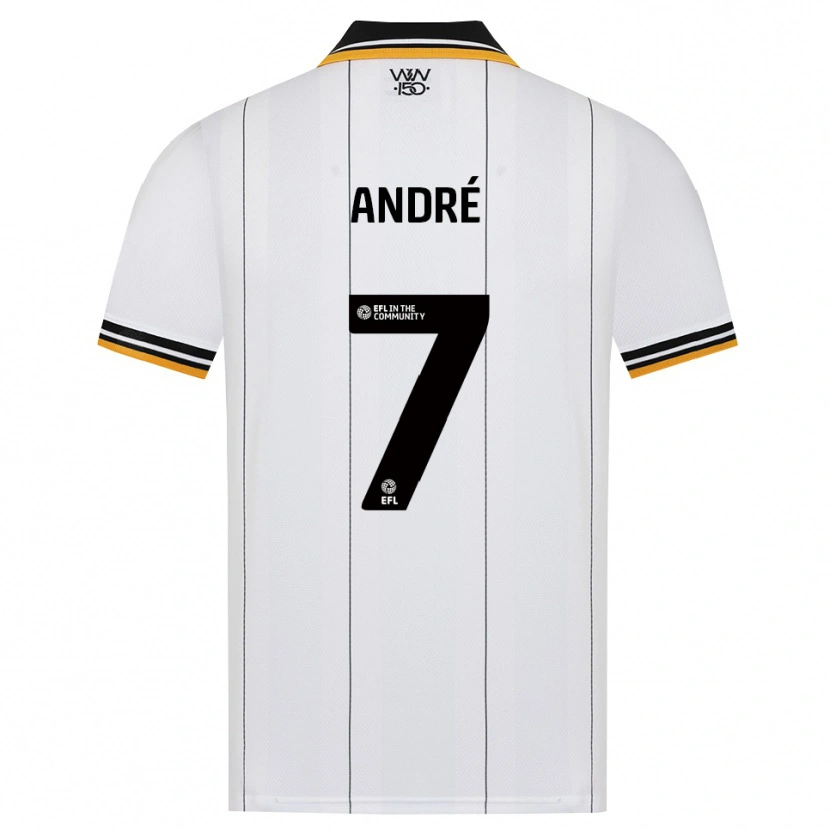 Danxen Kinderen André Trindade Da Costa Neto #7 Oranje Wit Zwart Uitshirt Uittenue 2026/27 T-Shirt