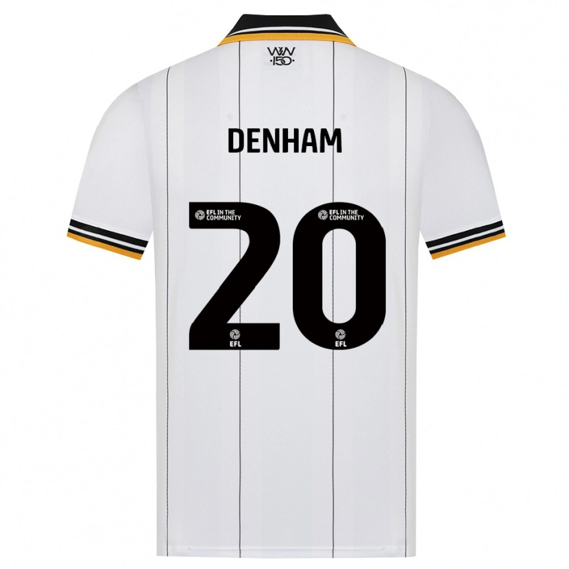 Danxen Kinderen Ania Denham #20 Oranje Wit Zwart Uitshirt Uittenue 2026/27 T-Shirt