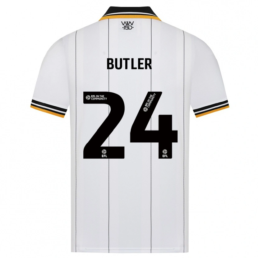 Danxen Kinderen Elli Butler #24 Oranje Wit Zwart Uitshirt Uittenue 2026/27 T-Shirt