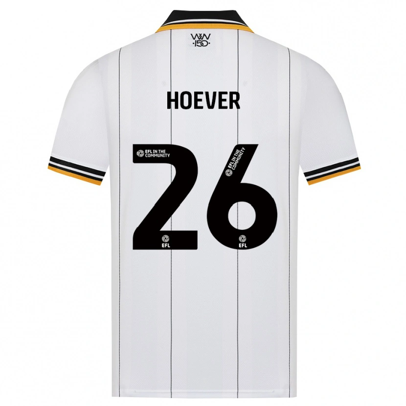 Danxen Kinderen Ki-Jana Hoever #26 Oranje Wit Zwart Uitshirt Uittenue 2026/27 T-Shirt