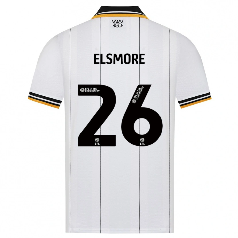 Danxen Kinderen Ria Elsmore #26 Oranje Wit Zwart Uitshirt Uittenue 2026/27 T-Shirt