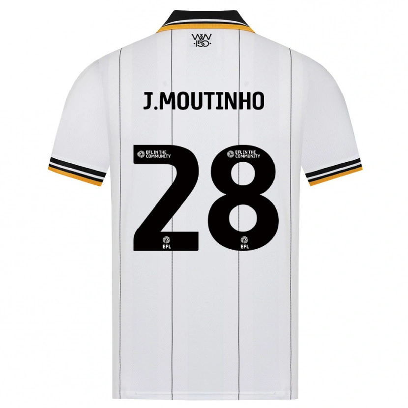 Danxen Kinderen Joao Moutinho #28 Oranje Wit Zwart Uitshirt Uittenue 2026/27 T-Shirt