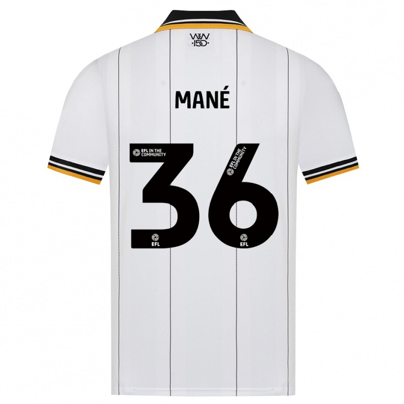 Danxen Kinderen Mateus Mané #36 Oranje Wit Zwart Uitshirt Uittenue 2026/27 T-Shirt