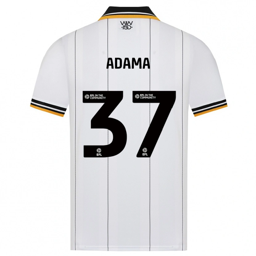 Danxen Kinderen Adama Traore #37 Oranje Wit Zwart Uitshirt Uittenue 2026/27 T-Shirt