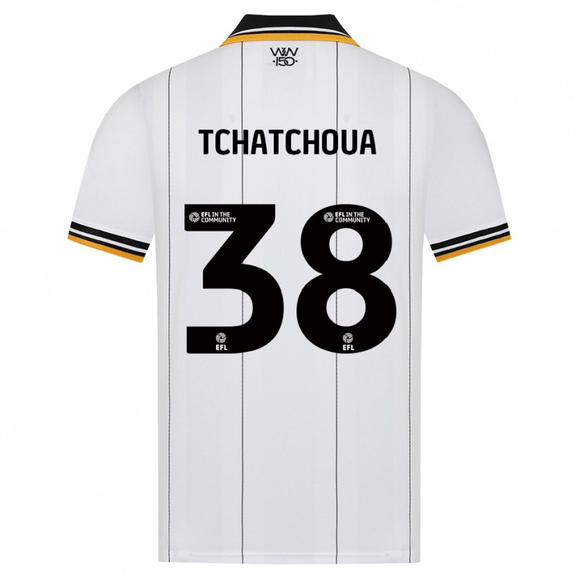 Danxen Kinderen Jackson Tchatchoua #38 Oranje Wit Zwart Uitshirt Uittenue 2026/27 T-Shirt