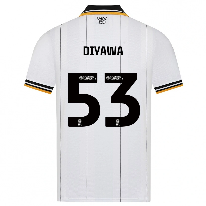 Danxen Kinderen Aaron Keto Diyawa #53 Oranje Wit Zwart Uitshirt Uittenue 2026/27 T-Shirt
