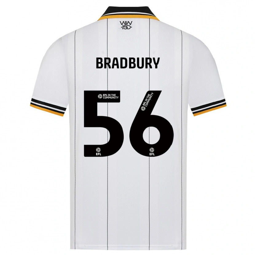Danxen Kinderen Makenzie Bradbury #56 Oranje Wit Zwart Uitshirt Uittenue 2026/27 T-Shirt