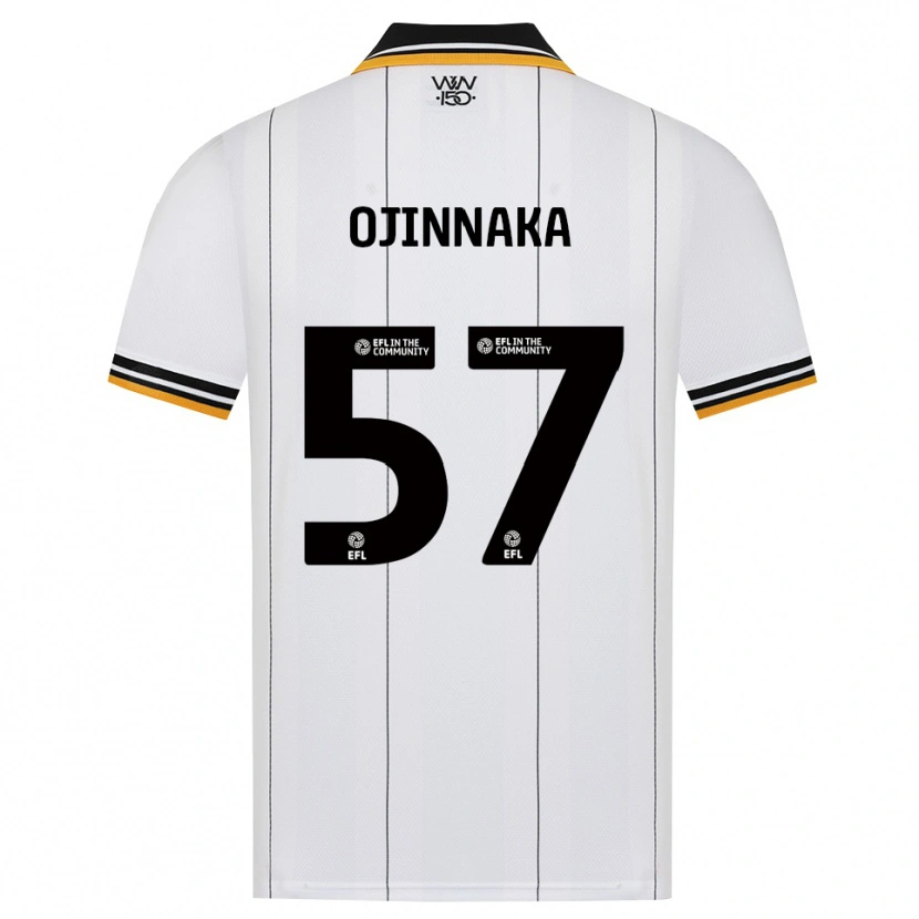 Danxen Kinderen Temple Ojinnaka #57 Oranje Wit Zwart Uitshirt Uittenue 2026/27 T-Shirt