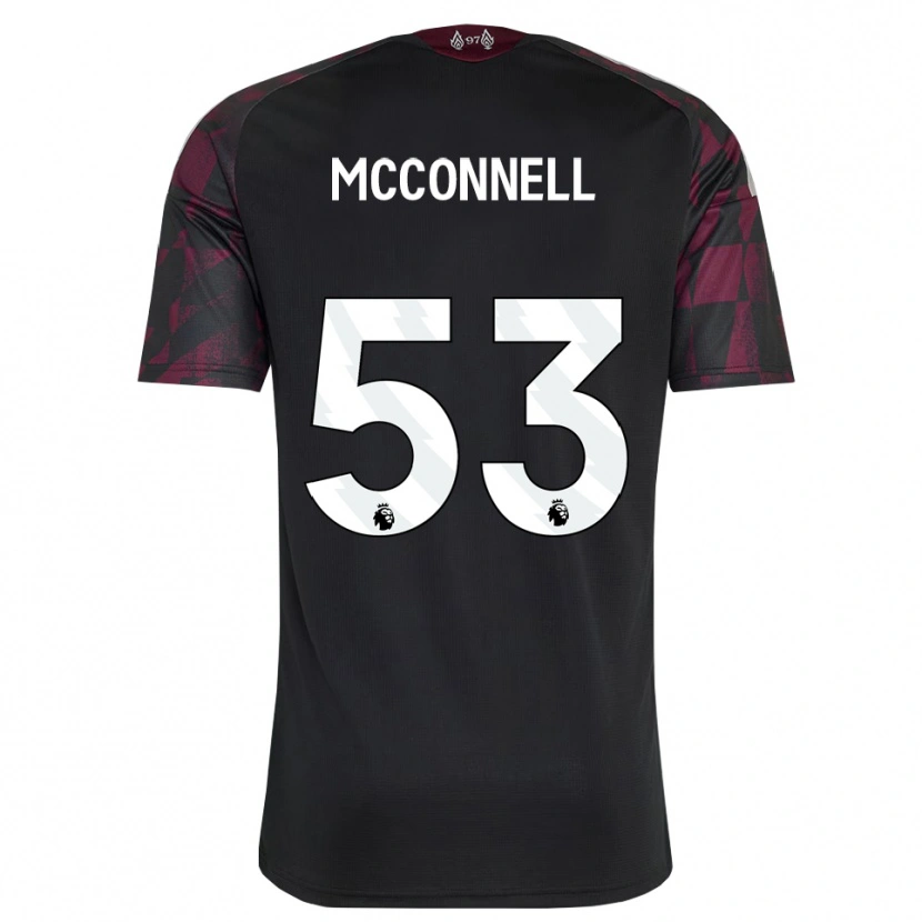Danxen Kinderen James Mcconnell #53 Zwart Wit Paars Thuisshirt Derde Tenue 2026/27 T-Shirt