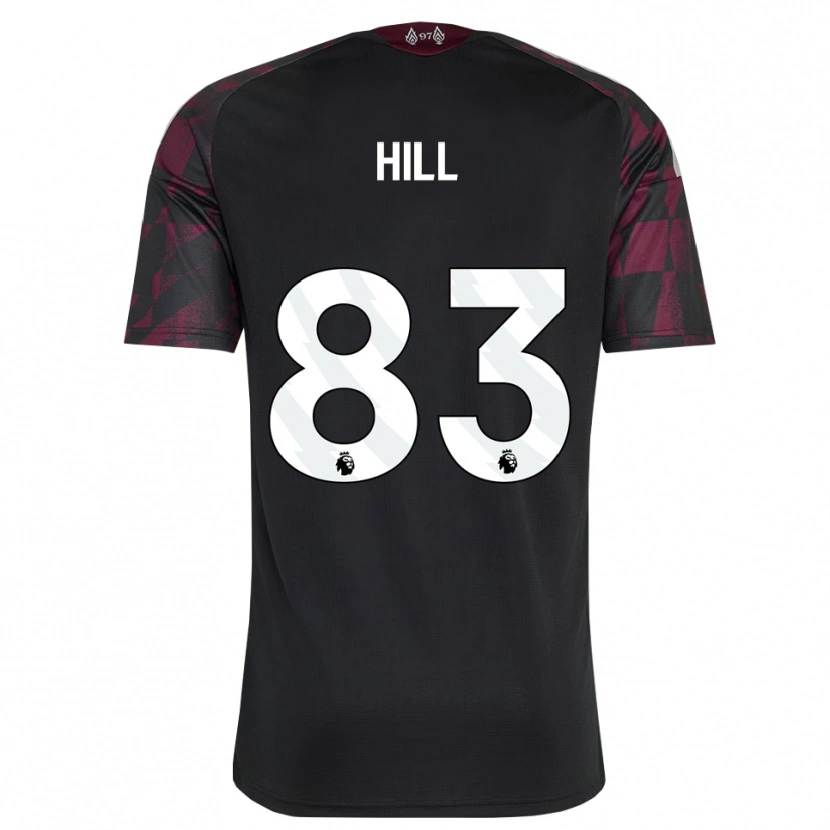 Danxen Kinderen Thomas Hill #83 Zwart Wit Paars Thuisshirt Derde Tenue 2026/27 T-Shirt