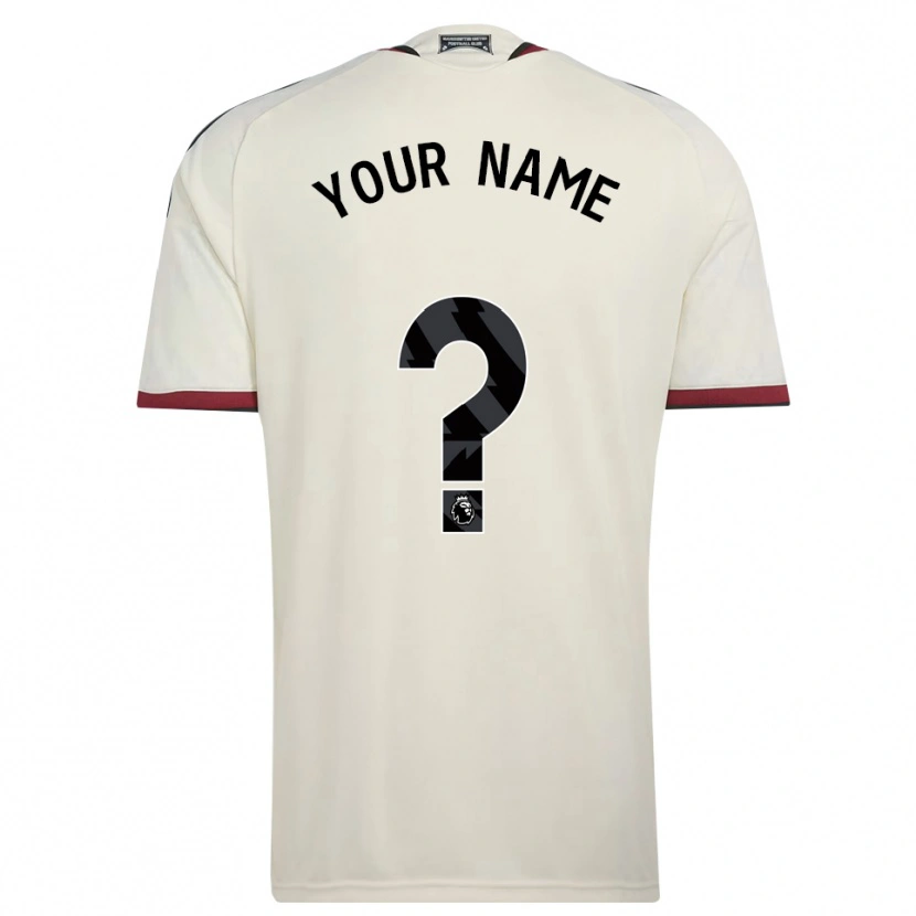 Danxen Kinderen Uw Naam #0 Beige Zwart Rood Thuisshirt Derde Tenue 2026/27 T-Shirt