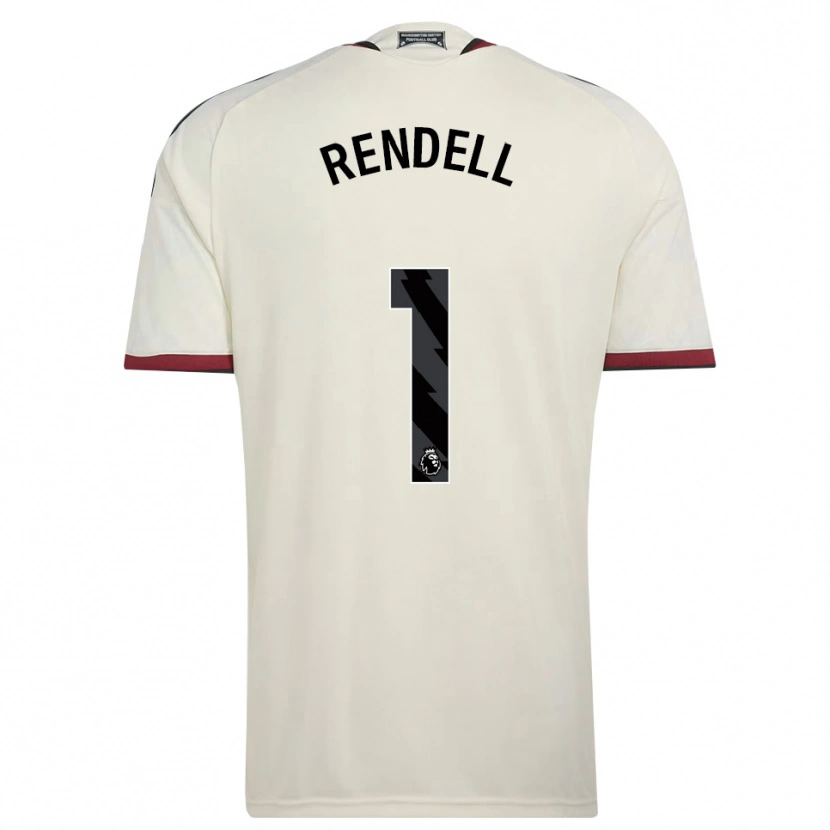 Danxen Kinderen Kayla Rendell #1 Beige Zwart Rood Thuisshirt Derde Tenue 2026/27 T-Shirt