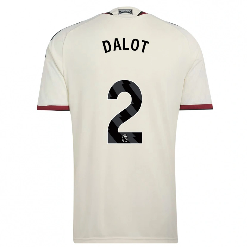 Danxen Kinderen Diogo Dalot #2 Beige Zwart Rood Thuisshirt Derde Tenue 2026/27 T-Shirt