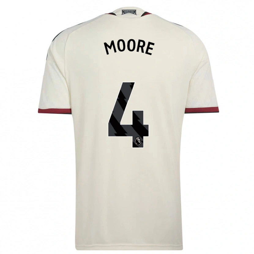 Danxen Kinderen Jade Moore #4 Beige Zwart Rood Thuisshirt Derde Tenue 2026/27 T-Shirt