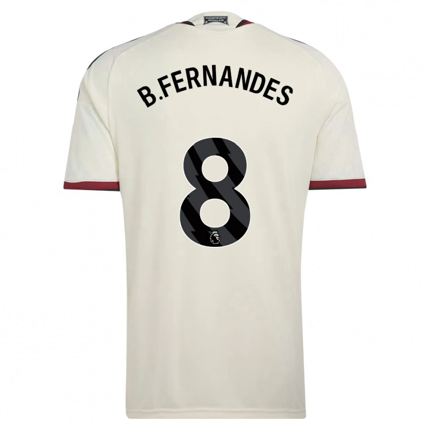 Danxen Kinderen Bruno Fernandes #8 Beige Zwart Rood Thuisshirt Derde Tenue 2026/27 T-Shirt