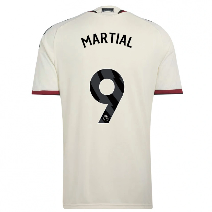 Danxen Kinderen Anthony Martial #9 Beige Zwart Rood Thuisshirt Derde Tenue 2026/27 T-Shirt