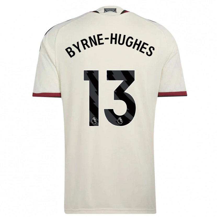 Danxen Kinderen Cameron Byrne-Hughes #13 Beige Zwart Rood Thuisshirt Derde Tenue 2026/27 T-Shirt