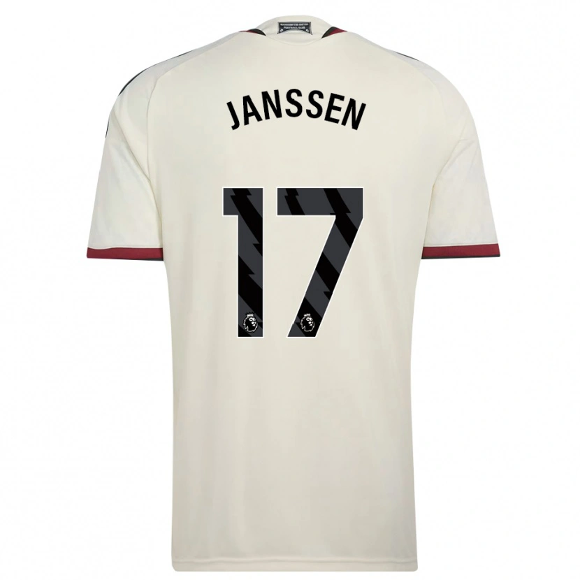 Danxen Kinderen Dominique Janssen #17 Beige Zwart Rood Thuisshirt Derde Tenue 2026/27 T-Shirt