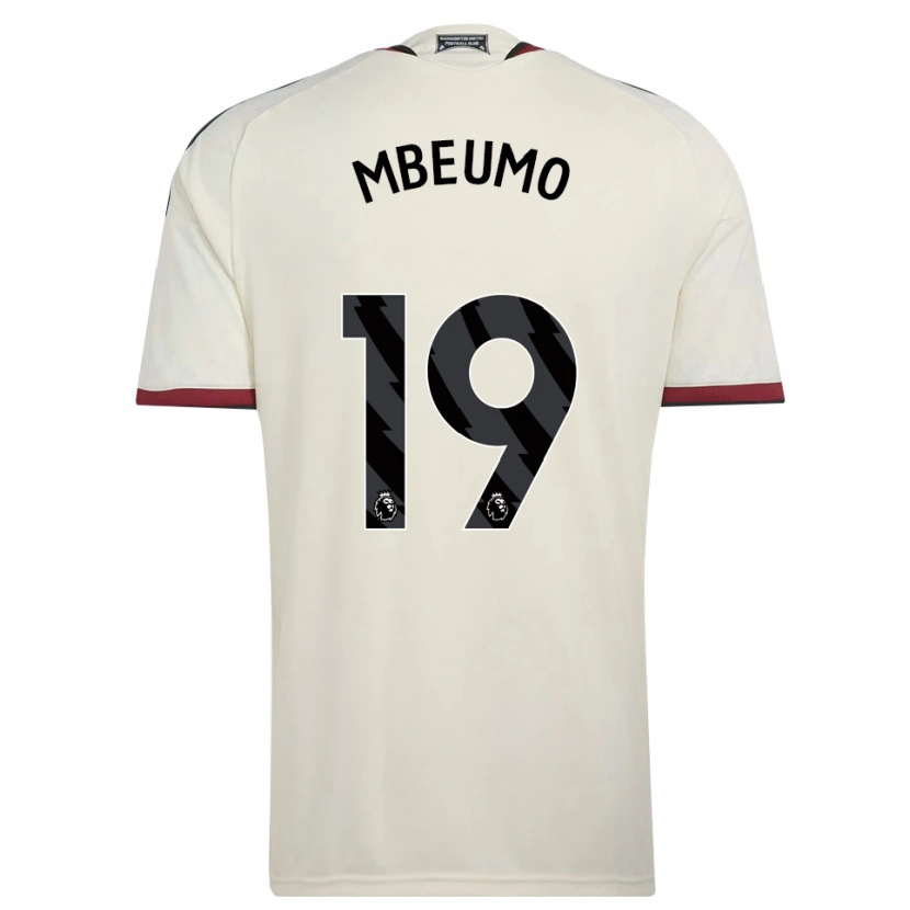 Danxen Kinderen Bryan Mbeumo #19 Beige Zwart Rood Thuisshirt Derde Tenue 2026/27 T-Shirt