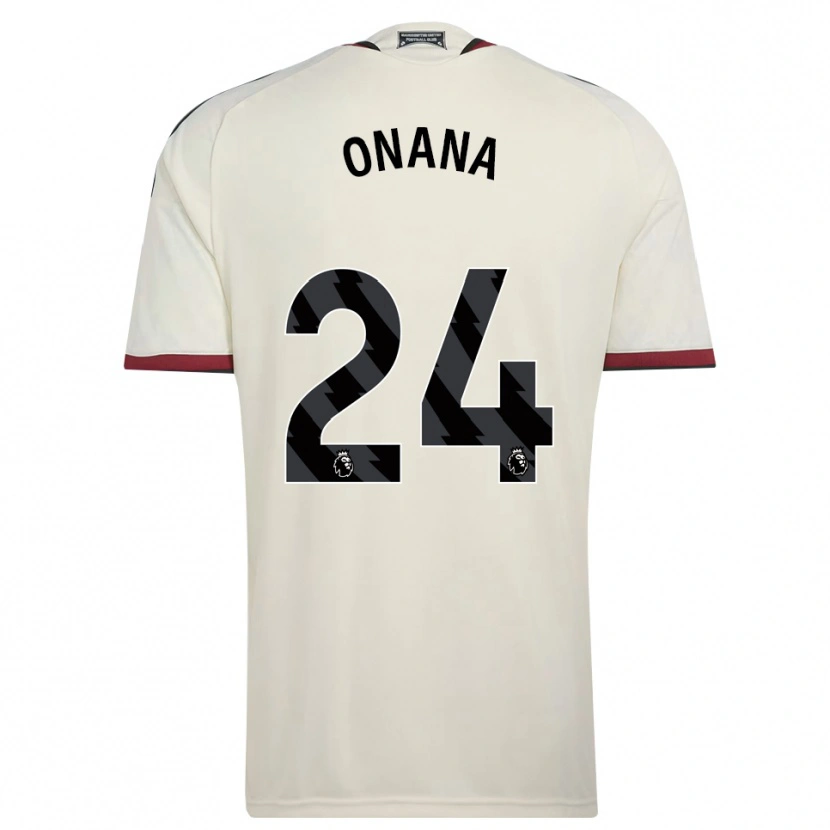 Danxen Kinderen Andre Onana #24 Beige Zwart Rood Thuisshirt Derde Tenue 2026/27 T-Shirt
