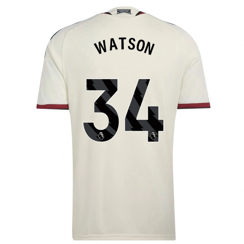 Danxen Kinderen Emma Watson #34 Beige Zwart Rood Thuisshirt Derde Tenue 2026/27 T-Shirt