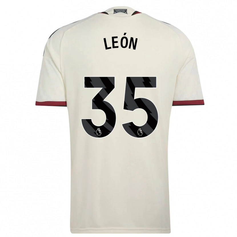 Danxen Kinderen Diego León #35 Beige Zwart Rood Thuisshirt Derde Tenue 2026/27 T-Shirt