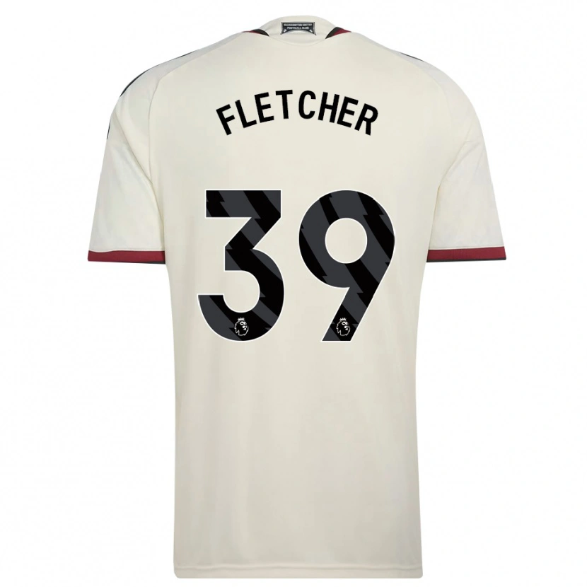 Danxen Kinderen Tyler Fletcher #39 Beige Zwart Rood Thuisshirt Derde Tenue 2026/27 T-Shirt