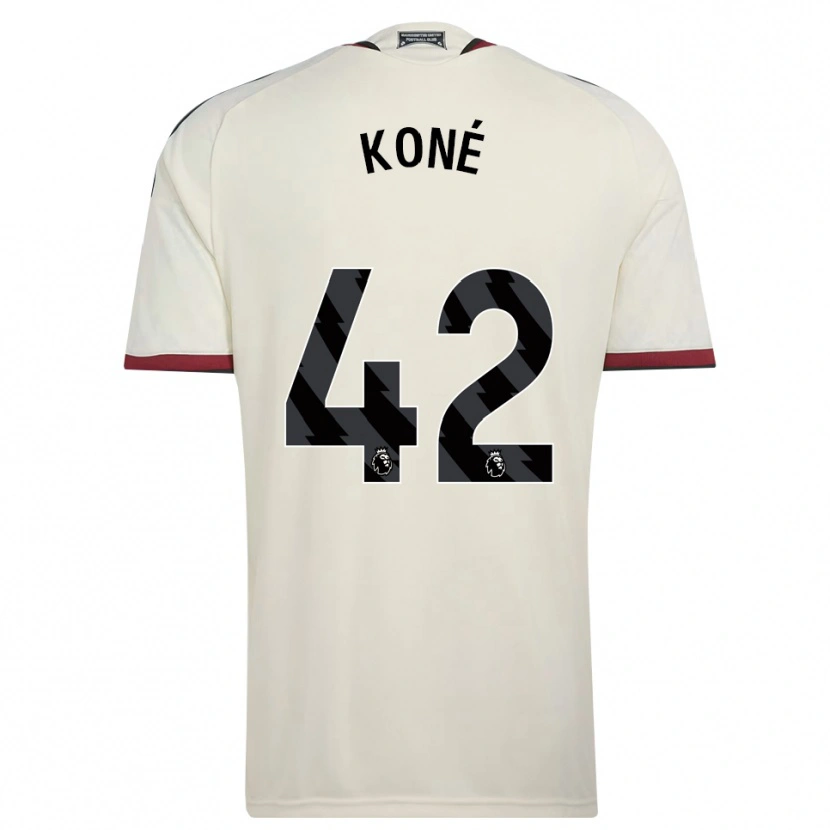 Danxen Kinderen Sékou Koné #42 Beige Zwart Rood Thuisshirt Derde Tenue 2026/27 T-Shirt