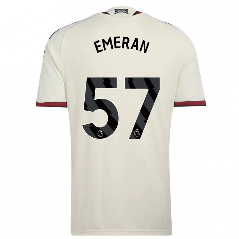 Danxen Kinderen Noam Emeran #57 Beige Zwart Rood Thuisshirt Derde Tenue 2026/27 T-Shirt