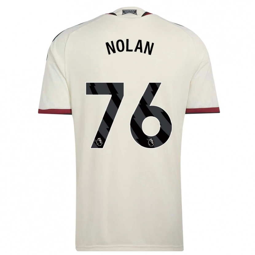 Danxen Kinderen James Nolan #76 Beige Zwart Rood Thuisshirt Derde Tenue 2026/27 T-Shirt