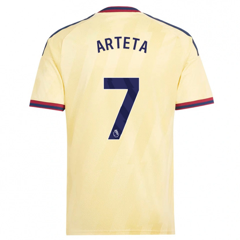 Danxen Kinderen Gabriel Arteta #7 Licht Geel Middernachtblauw Thuisshirt Derde Tenue 2026/27 T-Shirt