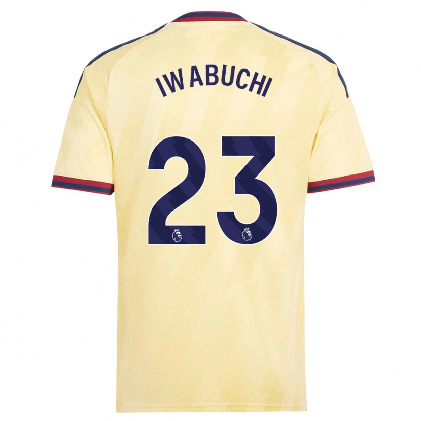 Danxen Kinderen Mana Iwabuchi #23 Licht Geel Middernachtblauw Thuisshirt Derde Tenue 2026/27 T-Shirt