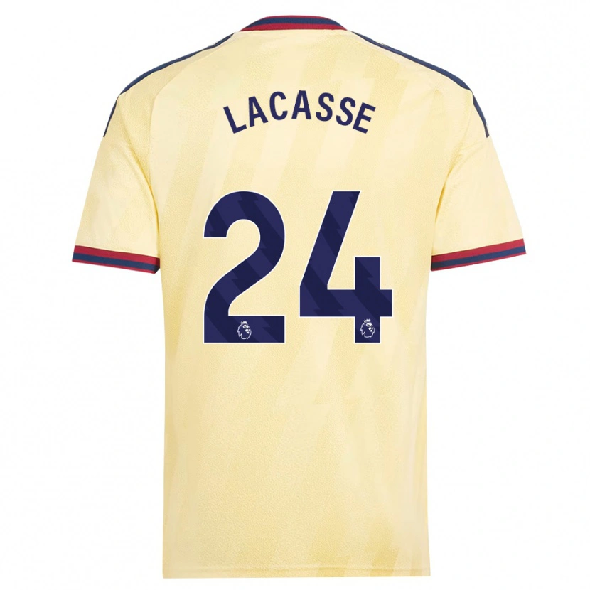 Danxen Kinderen Cloé Lacasse #24 Licht Geel Middernachtblauw Thuisshirt Derde Tenue 2026/27 T-Shirt