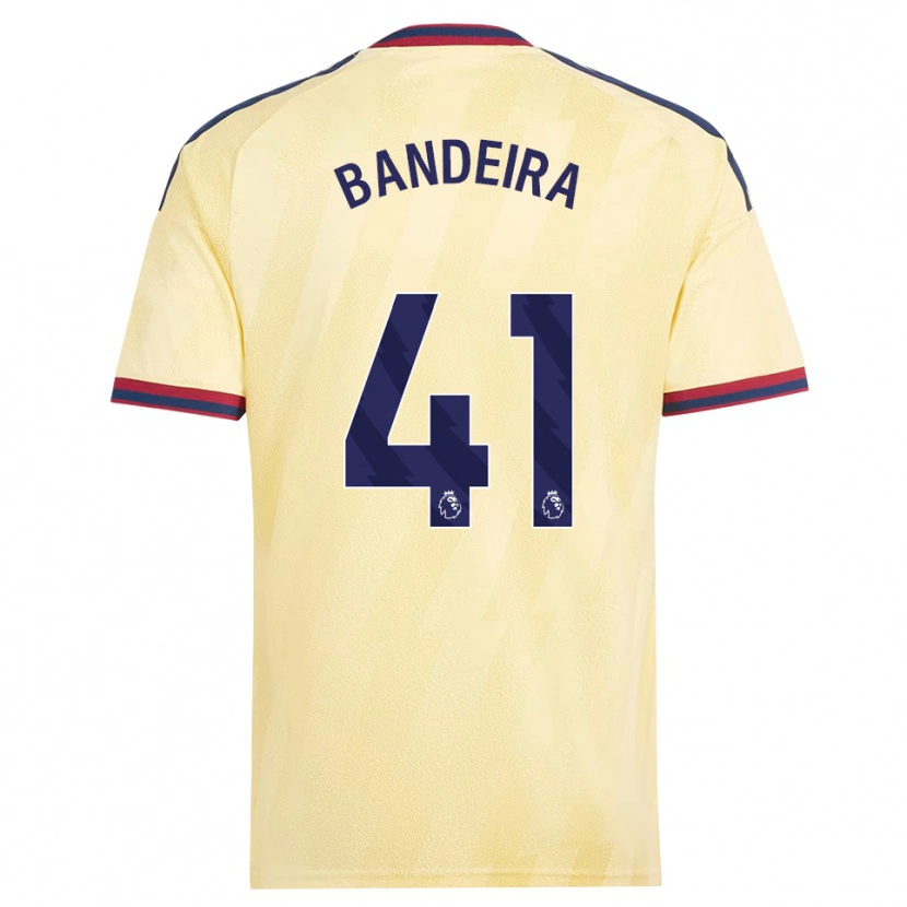 Danxen Kinderen Mauro Bandeira #41 Licht Geel Middernachtblauw Thuisshirt Derde Tenue 2026/27 T-Shirt