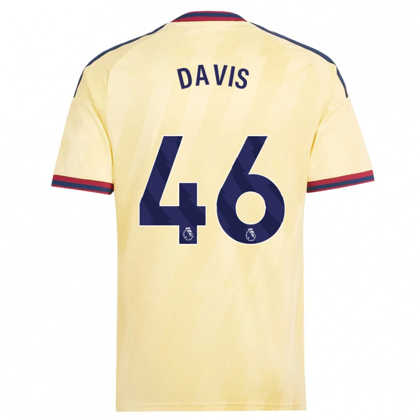 Danxen Kinderen Timi Davis #46 Licht Geel Middernachtblauw Thuisshirt Derde Tenue 2026/27 T-Shirt