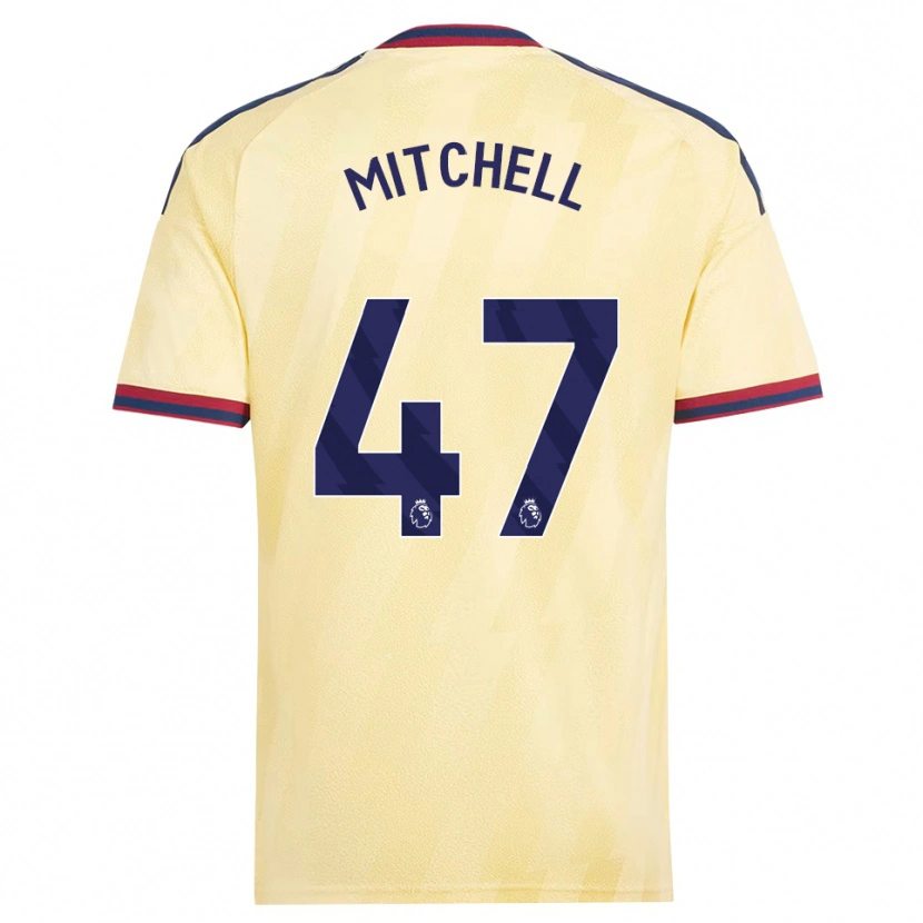 Danxen Kinderen Remy Mitchell #47 Licht Geel Middernachtblauw Thuisshirt Derde Tenue 2026/27 T-Shirt