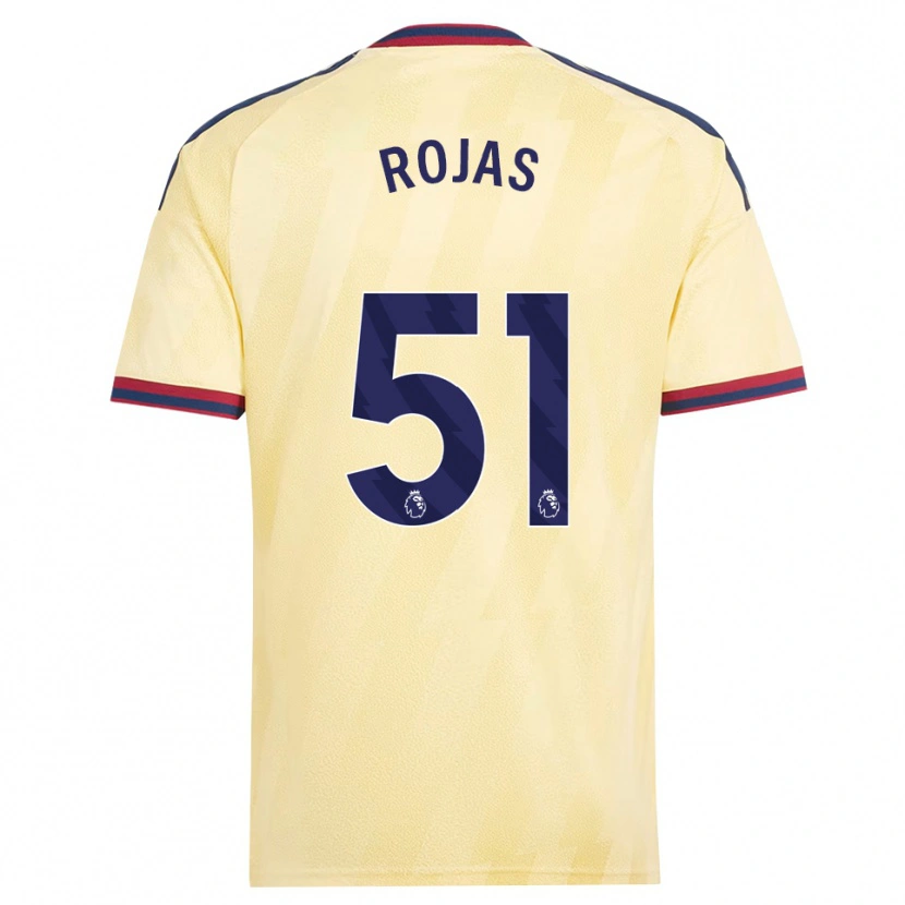 Danxen Kinderen Alexei Rojas #51 Licht Geel Middernachtblauw Thuisshirt Derde Tenue 2026/27 T-Shirt