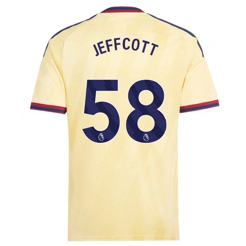 Danxen Kinderen Henry Jeffcott #58 Licht Geel Middernachtblauw Thuisshirt Derde Tenue 2026/27 T-Shirt