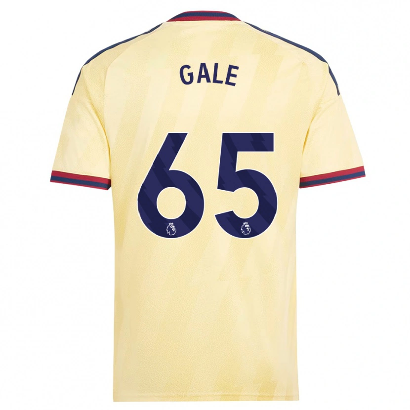 Danxen Kinderen Jessie Gale #65 Licht Geel Middernachtblauw Thuisshirt Derde Tenue 2026/27 T-Shirt