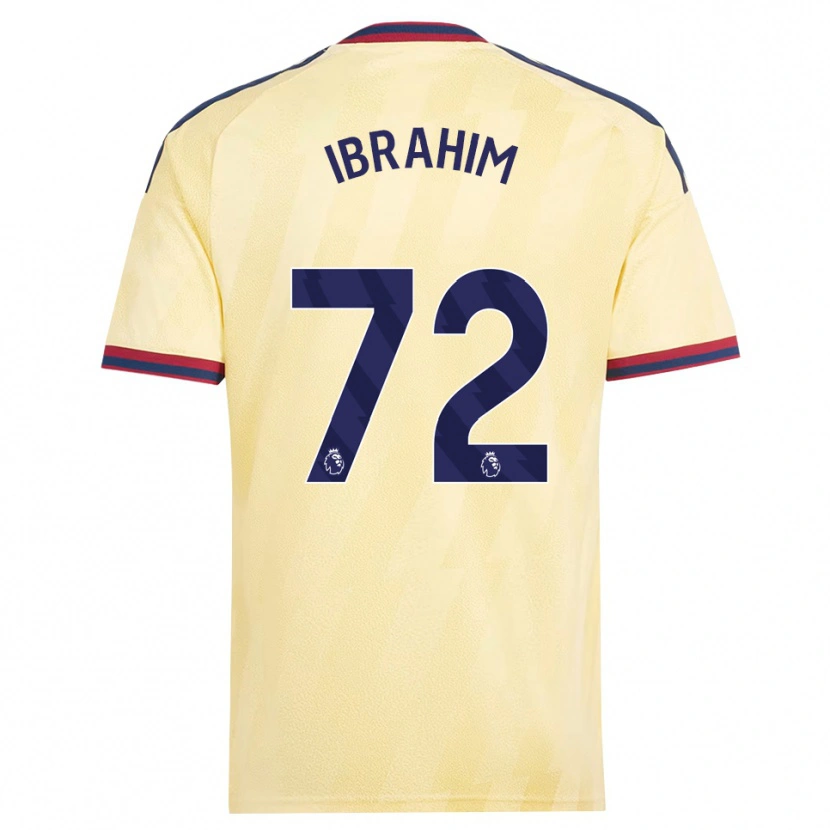 Danxen Kinderen Ife Ibrahim #72 Licht Geel Middernachtblauw Thuisshirt Derde Tenue 2026/27 T-Shirt